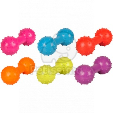 Flamingo Flamingo Rubber Dumbell - gumi súlyzó csengővel 12 cm játék kutyáknak