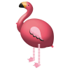 Flamingo Flamingó sétáló fólia lufi 83 cm