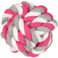 Flamingo játék kötél labda pink 8,5 cm játék kutyáknak