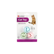 Flamingo macska játék labda 3db játék macskáknak