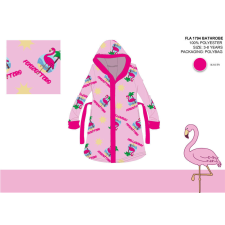  Flamingó mikroszálas kapucnis köntös gyerekeknek gyerek köntös