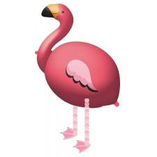  Flamingó Pink sétáló fólia lufi 83 cm party kellék