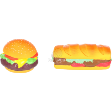  Flamingo sípolós latex gumijáték - hamburger, hotdog 1 db játék kutyáknak
