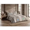  Flanel ágyneműhuzat HEART RETRO barna Ágyneműhuzat mérete: 70 x 90 cm | 140 x 220 cm