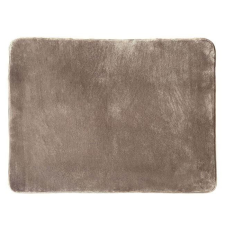 Flanel dekorszőnyeg nagyon puha textúrával, csúszásgátló alappal, 120x140 cm, barna színben lakástextília