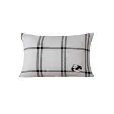  Flanel párnahuzat CUTE PANDA 50x70 cm, fehér lakástextília