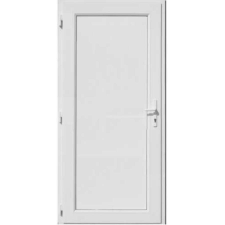  Flat Műanyag ajtó , fehér , 80x205 balos nyílászáró