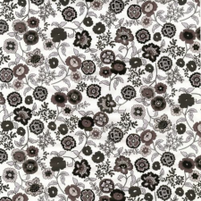  FLEUR GREY / fekete szürkés virágos 45cm x 15m öntapadós tapéta tapéta, díszléc és más dekoráció