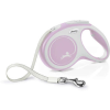 Flexi Comfort szalagpóráz - M, 25 kg-ig, 5 m, rózsaszín