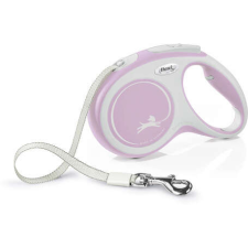 Flexi Comfort szalagpóráz - M, 25 kg-ig, 5 m, rózsaszín nyakörv, póráz, hám kutyáknak