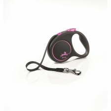 Flexi Flexi Black Design S Szalag 5m 15kg-ig Pink nyakörv, póráz, hám kutyáknak