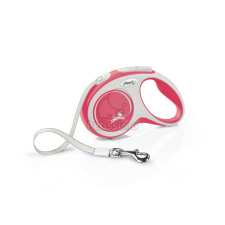 Flexi Flexi Comfort XS - 3 méteres szalagos póráz Piros nyakörv, póráz, hám kutyáknak