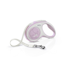 Flexi Flexi Comfort XS - 3 méteres szalagos póráz Rózsaszín nyakörv, póráz, hám kutyáknak