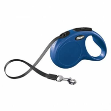 Flexi New Classic szalag S 5m 15kg-ig kék nyakörv, póráz, hám kutyáknak