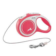  flexi New Comfort XS zsinór 3m piros 8kg-ig nyakörv, póráz, hám kutyáknak