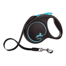 Flexi Póráz Flexi BLACK DESIGN 5 m Kék L Méret nyakörv, póráz, hám kutyáknak