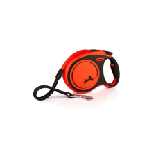 Flexi Xtreme L Szalag 8m, narancs/fekete 55kg-ig nyakörv, póráz, hám kutyáknak