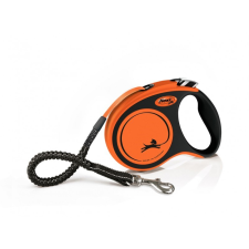 Flexi Xtreme M/5m Csévélő szalagos kutyapóráz - Narancssárga (803430) nyakörv, póráz, hám kutyáknak