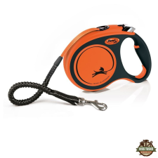 Flexi Xtreme szalagos automata póráz L 5m, narancs 35kg-ig nyakörv, póráz, hám kutyáknak