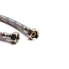  Flexibilis bekötőcső  vízre 1/2"-1/2" BB. 20 cm. hűtés, fűtés szerelvény