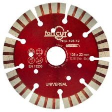  Flexmann For Cut Gyémánttárcsa PRO 125x3,0x12x9x22,2mm turbo Piros szegmentált csiszolókorong és vágókorong