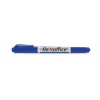 FLEXOFFICE Alkoholos marker, 0,4/1,0 mm, kúpos, kétvégű, FLEXOFFICE "PM01", kék