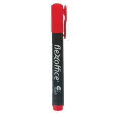 FLEXOFFICE Alkoholos marker, 1,5 mm, kúpos, FLEXOFFICE "PM03", piros filctoll, marker