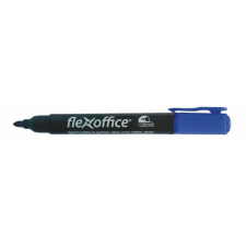 FLEXOFFICE Alkohos marker, 1,5 mm, kúpos, FLEXOFFICE "PM03", kék filctoll, marker