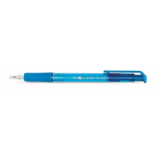FLEXOFFICE Golyóstoll, 0,4 mm, nyomógombos, FLEXOFFICE "EasyGrip", kék (FOGT08K) toll