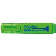 FLEXOFFICE Szövegkiemelő, 1-4 mm, FLEXOFFICE "HL05", zöld filctoll, marker