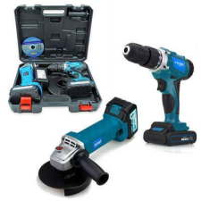  FLINKE-Akkus fúró és sarokcsiszoló flex szett TWIN PACK 24V FK-8015 sarokcsiszoló