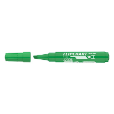  Flipchart marker ICO Artip 12 XXL vágott zöld 1-4mm filctoll, marker