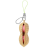 Flippy Anti-stressz mogyoró kulcstartó játék, Peanut Fidget Toy, Krém