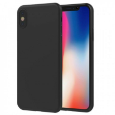 Flippy Apple iPhone X Full Silicone 360 tok fekete + védőfólia tok és táska