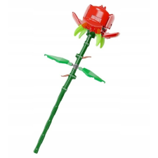 Flippy Építőipari készlet Rose, Flippy, 25x8x4cm, Díszvirág, 14 év, 69 részes, piros barkácsolás, építés