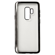 Flippy Huawei P20 Lite átlátszó tok fekete szegéllyel tok és táska