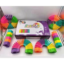 Flippy Rejtvény gyerekeknek, Flippy, fidget loop, halmozási funkció, hurkok, dekompressziós, szivárvány, 20 cm oktatójáték