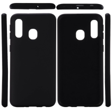 Flippy Samsung Galaxy A20e Liquid Silicone Case tok fekete kompatibilis védőtok tok és táska