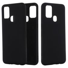 Flippy Samsung Galaxy A21s Liquid Silicone tokkal fekete kompatibilis védőtok tok és táska
