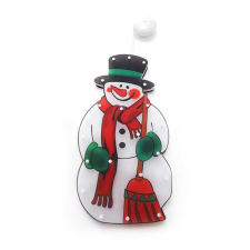 Flippy Snowman LED karácsonyi ablakdísz 26cm meleg fehér karácsonyi ablakdekoráció