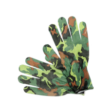  FLO Kertészkesztyű zöld terepmintával 8-as