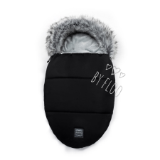 Flooforbaby Szőrmés bundazsák-Black babakabát, overál, bundazsák