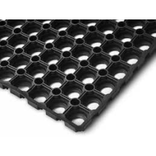 Floor Octo Gumiszőnyeg 80x120 cm 16 mm lukacsos összekapcsolható forma barkácsolás, csiszolás, rögzítés