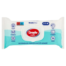 Florin Zrt. BradoLife alkoholos fertőtlenítő kendő 64db/cs (12csomag/karton) tisztító- és takarítószer, higiénia
