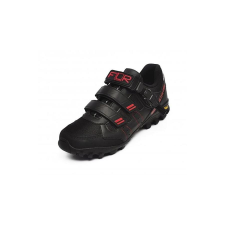 FLR Bushmaster Pro MTB kerékpáros cipő, SPD, fekete-piros, 47-es kerékpáros cipő