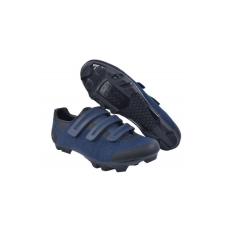 FLR F-55 Knit MTB kerékpáros cipő, SPD, fekete-kék, 41-es kerékpáros cipő