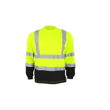 Fluoreszkáló sárga T-REF blúz fényvisszaverő csíkokkal, XL méret, Artmas ART703008 láthatósági ruházat