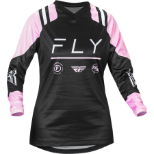 FLY RACING F-16 2024 női motokrossz mez fekete-rózsaszín motocross mez