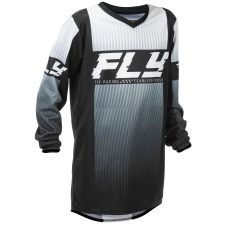 FLY RACING F-16 gyerek motokrossz mez fekete-fehér motocross mez