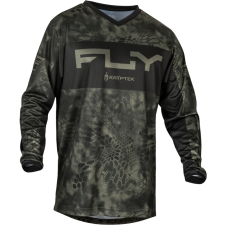 Fly RACING F-16 Kryptec S.E. Mez - Moha Szürke/Fekete motocross mez